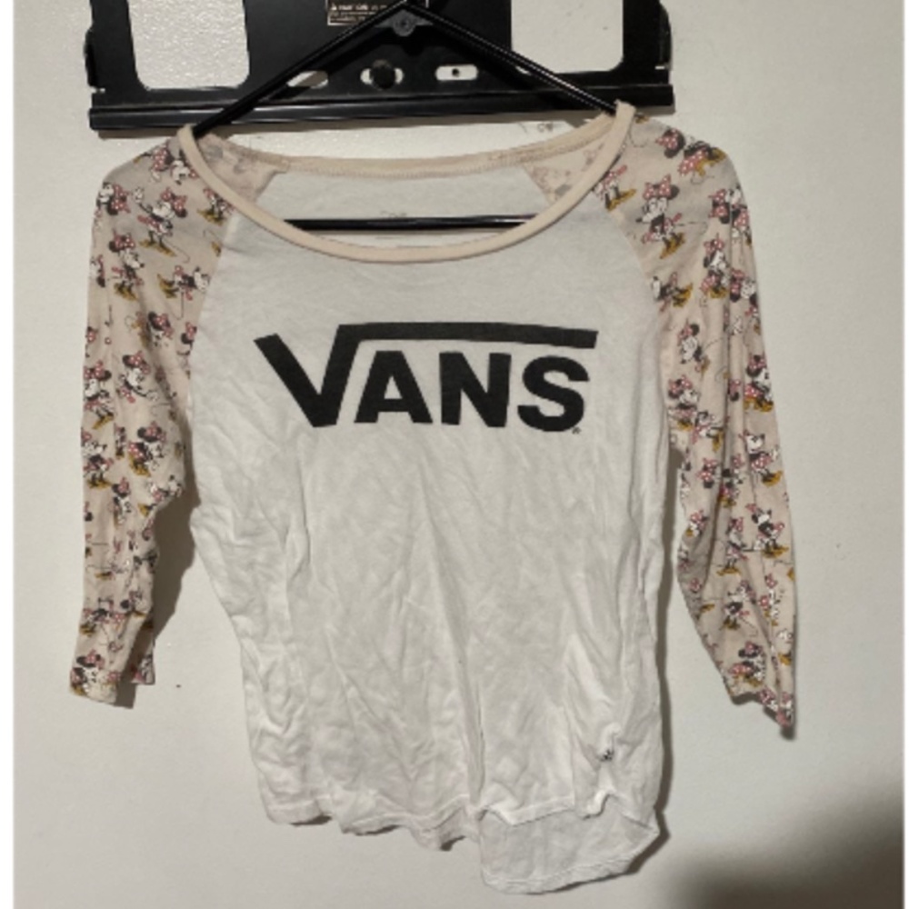 SOLD - Vans x Disney Minnie Mouse baseball tee